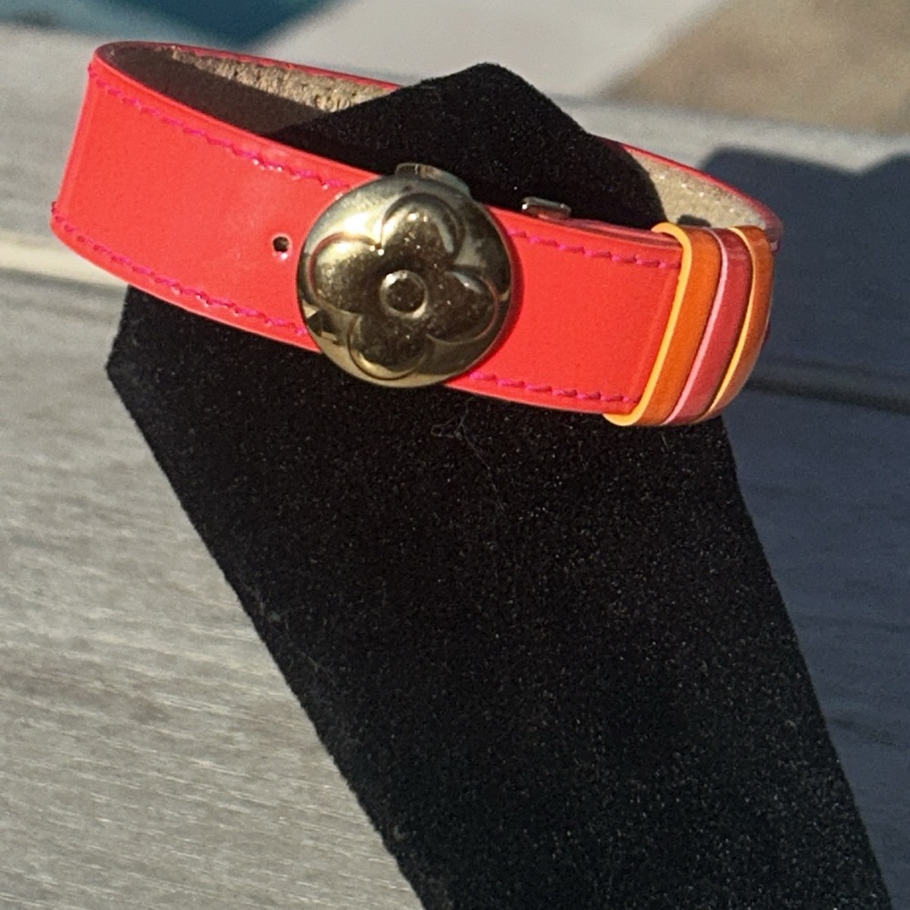 Louis Vuitton Authentic “Good Luck"  Vernis Monogram Bracelet